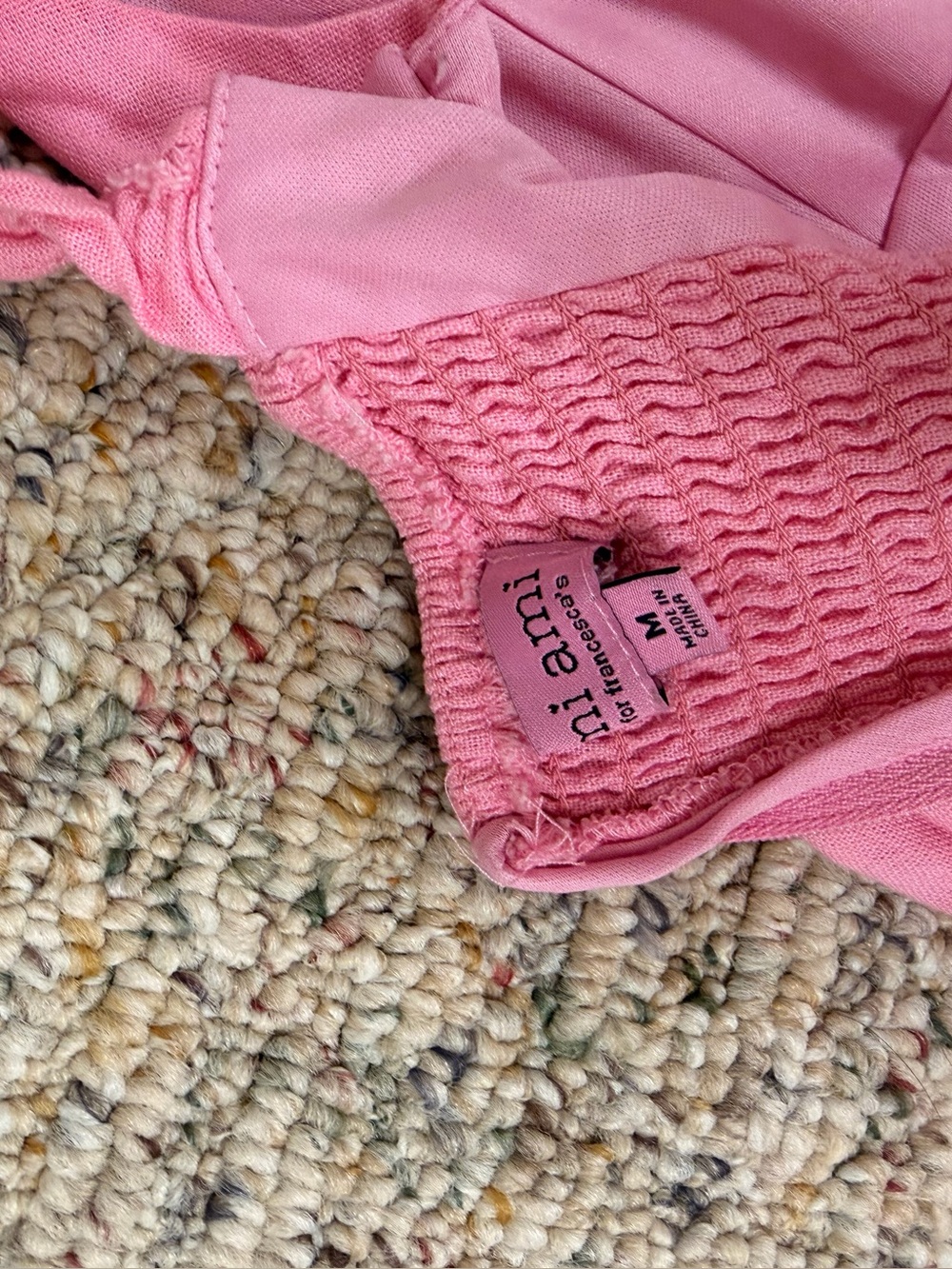 Pink Sundress with Ruffled Straps - Picture 4 of 4